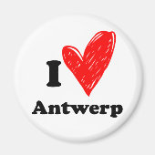 I love Antwerp Magnet (Vorne)