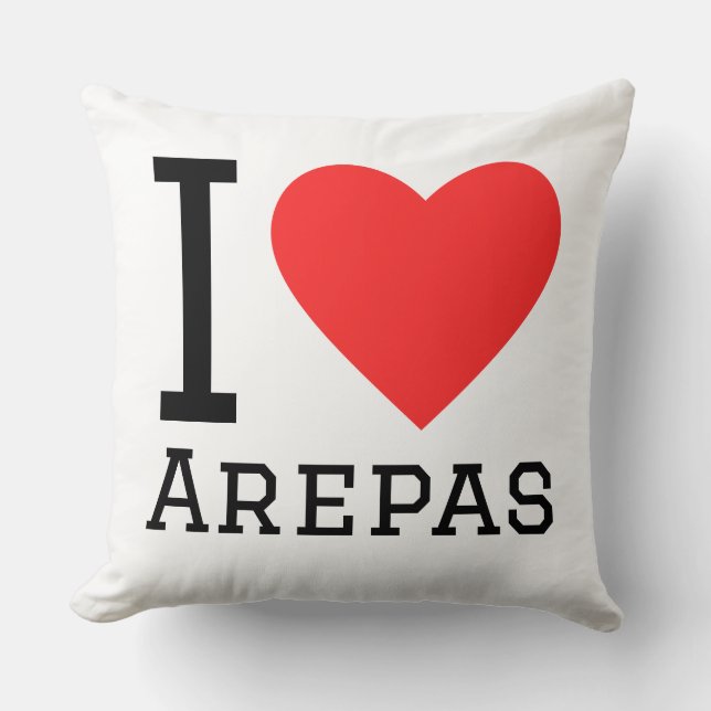 I love arepas kissen (Vorderseite)