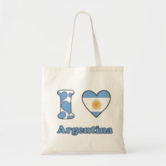 I love Argentina Tragetasche (Vorne)