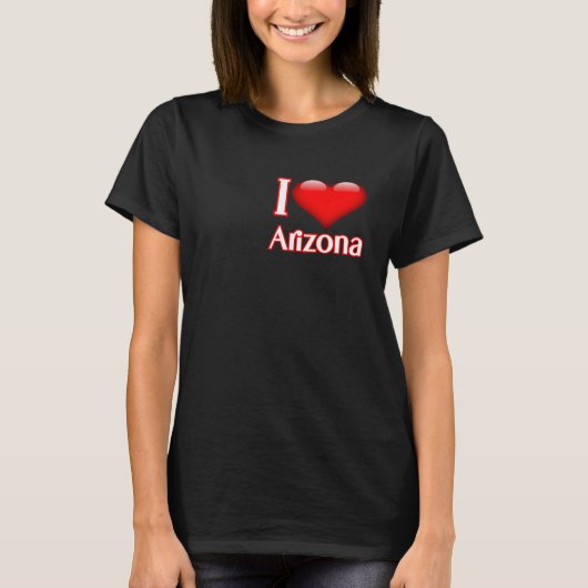 I Love Arizona T-Shirt (Vorderseite)