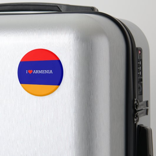 I Love Armenia, flag of Armenia Magnet (In Situ (Gepäck))