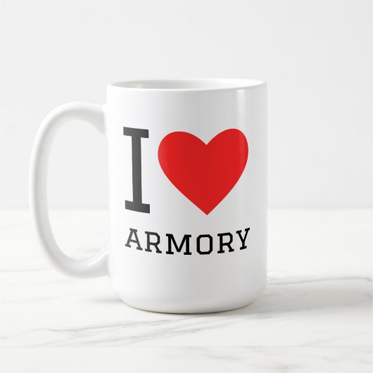 I love armory kaffeetasse (Links)
