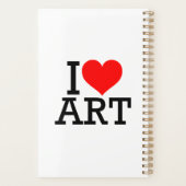 I Love Art Planner Planer (Rückseite)
