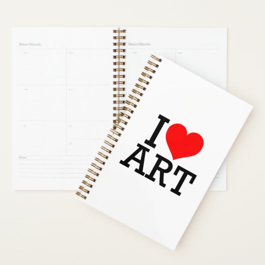 I Love Art Planner Planer (Anzeige)