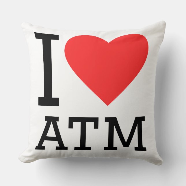 i love atm kissen (Vorderseite)