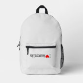 I Love Australia Bedruckter Rucksack (Vorderseite)