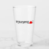 I Love Australia Glas (Vorderseite)