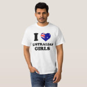 I love Australian Girls T-Shirt (Vorne ganz)