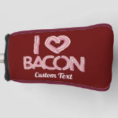 I Love Bacon Golf Headcover (Vorderseite)
