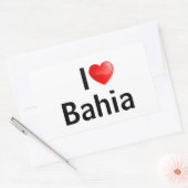 I love Bahia Rechteckiger Aufkleber (Umschlag)