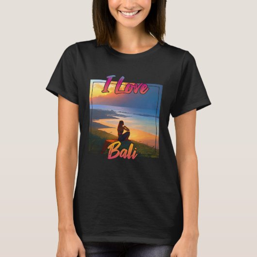 I Love Bali T-Shirt (Vorderseite)