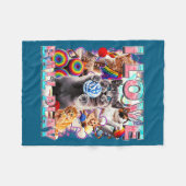 I Love Ball Play Cute Cats Roll Of Wool Kitty For  Fleecedecke (Vorderseite (Horizontal))