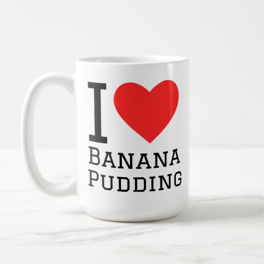 I love banana pudding kaffeetasse (Links)