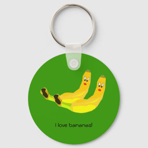 I love Bananas Keychain Schlüsselanhänger