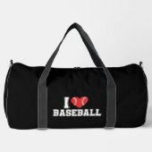 I Love Baseball Duffle Bag (Vorderseite)