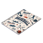 I Love Baseball Notebook & Journal | Baseball Dad Notizblock (Linke Seite)