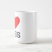 I love bass kaffeetasse (Mittel)