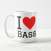 I love bass kaffeetasse (Links)