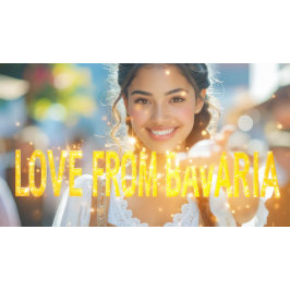 I LOVE BAVARIA SERVIETTE