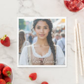 I LOVE BAVARIA SERVIETTE (Beispiel)