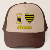 I love Bees Truckerkappe (Vorderseite)