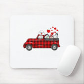 I Love Being A Nicu Nurse Valentine Buffalo Plaid  Mousepad (Mit Mouse)