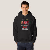 I Love Being A Pre K Teacher Valentines School Val Hoodie (Vorne ganz)