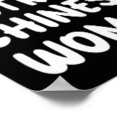 I Love Being A Strong Chinese Woman - Heart - Chin Poster (Ecke)