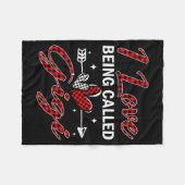 I Love Being Called Gigi Xmas Christmas Family Fleecedecke (Vorderseite (Horizontal))