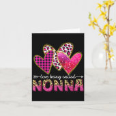 I Love Being Called Nonna Grandma Valentine Mother Karte (Gelbe Blume)