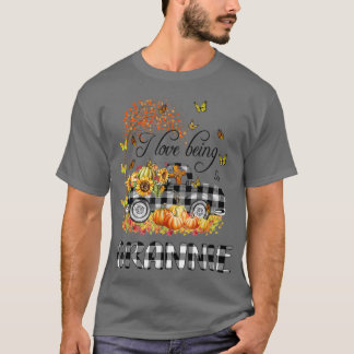 I love being GRANNIELovely Truck Autumn  T-Shirt
