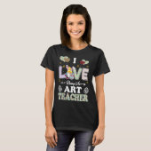 I Love Being Teacher Easter Day Teacher T-Shirt (Vorne ganz)