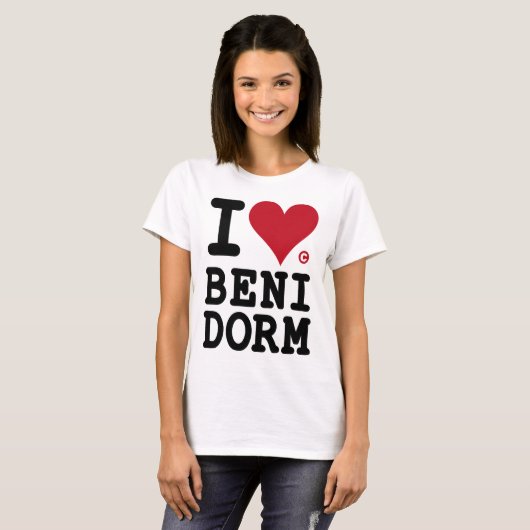 I LOVE BENIDORM T-Shirt (Vorne ganz)