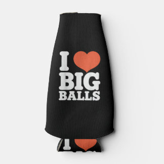 I Love Big Balls, Hetero Women Gay Men Lovers Ball Flaschenkühler