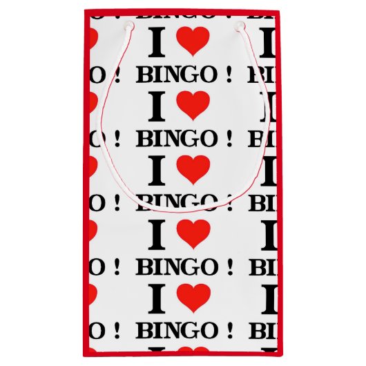 I_Love Bingo Kleine Geschenktüte (Rückseite)