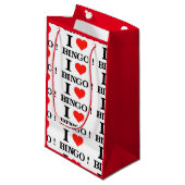 I_Love Bingo Kleine Geschenktüte (Vorderseite Schrägansicht)