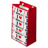 I_Love Bingo Kleine Geschenktüte (Rückseite Schrägansicht)