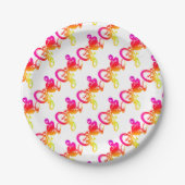 I Love BMX Pappteller (Vorderseite)