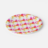 I Love BMX Pappteller (Schrägansicht)