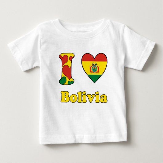 I love Bolivia Baby T-shirt (Vorderseite)