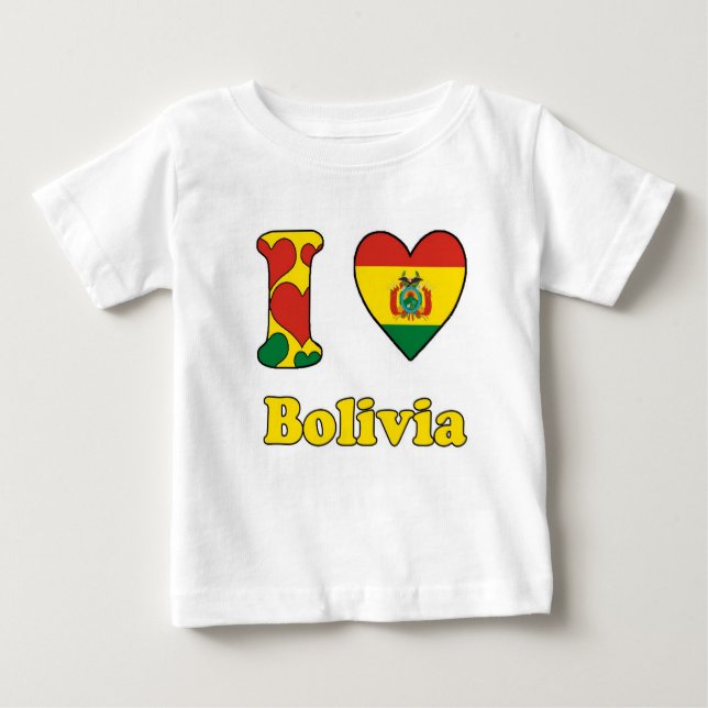I love Bolivia Baby T-shirt (Vorderseite)