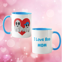 I love BOO Mom-Blue Tasse