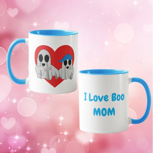 I love BOO Mom-Blue Tasse