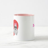 I Love Boo Mom- Pink Tasse (Zentrum)