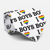 I love boys krawatte (Gerollt)
