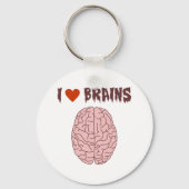 I Love Brains Schlüsselanhänger (Vorderseite)