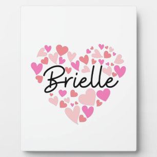 I love Brielle Fotoplatte
