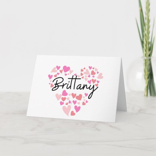 I love Brittany - hearts for Brittany (Vorderseite)