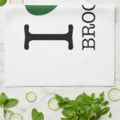 I LOVE BROCCOLI GESCHIRRTUCH (Gefaltet)