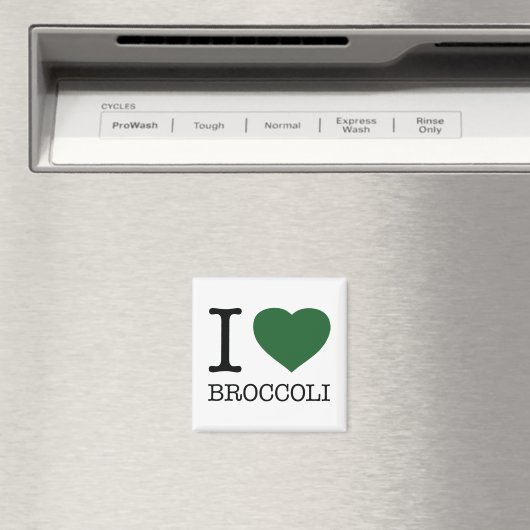 I LOVE BROCCOLI MAGNET (In Situ (Geschirrspüler))